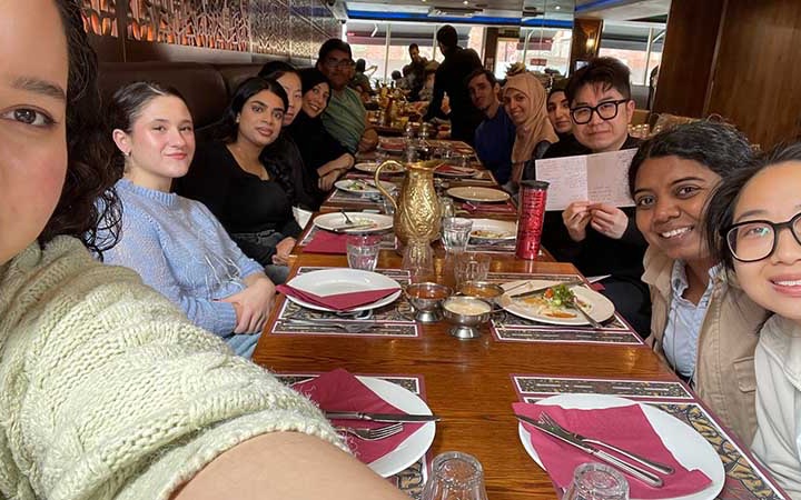 Binghao's leaving party at Draviam Lab.