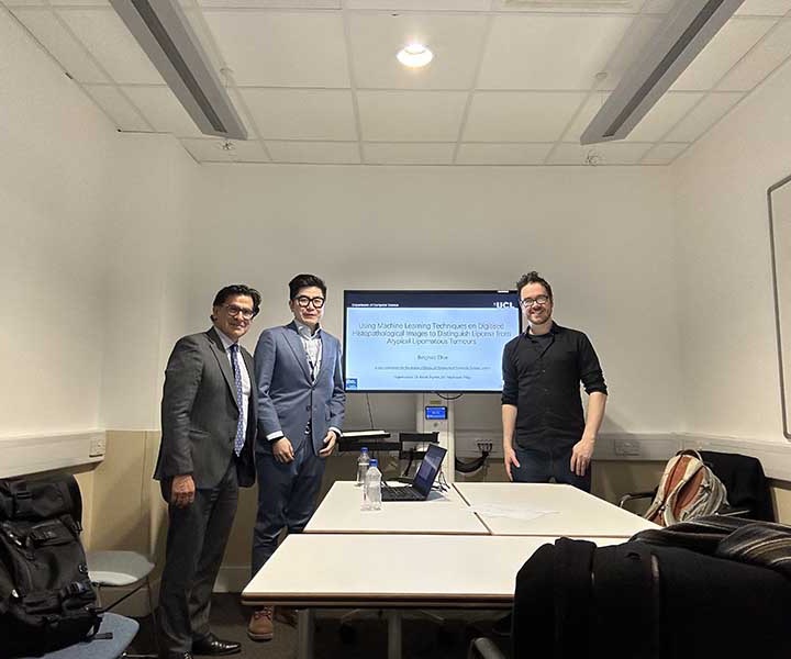 Binghao on his PhD viva.